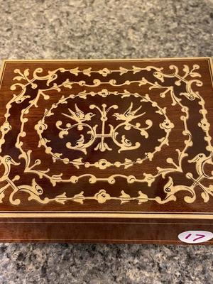 Italian Wooden Inlay Musical Jewelry Box | Lot Four