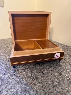 Italian Wooden Inlay Musical Jewelry Box | Lot Three