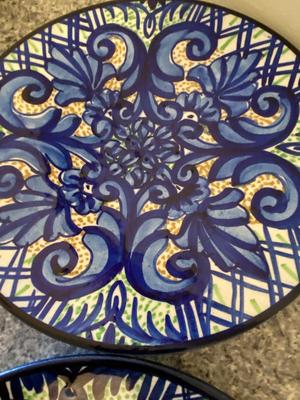 Two Handpainted Decorative Plates