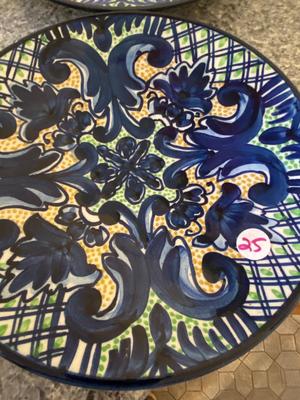 Two Handpainted Decorative Plates