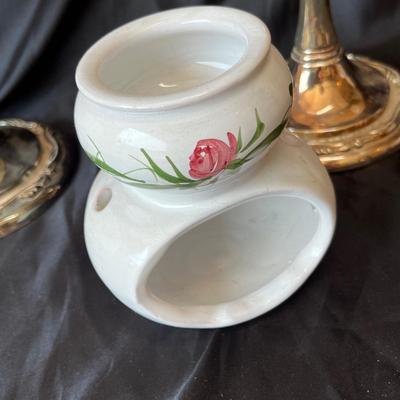 Silver Plate Candles