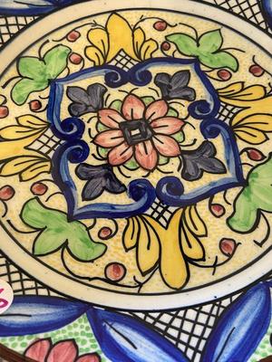 Two Handpainted Decorative Plates | Lot Two