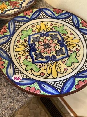 Two Handpainted Decorative Plates | Lot Two