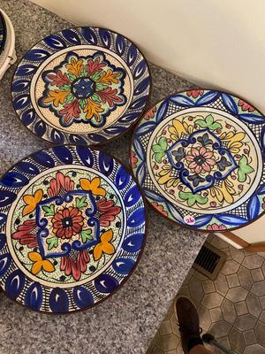 Two Handpainted Decorative Plates | Lot Two