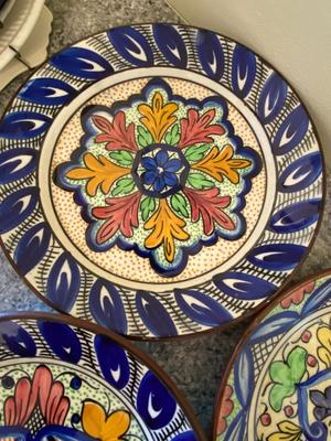 Two Handpainted Decorative Plates | Lot Two