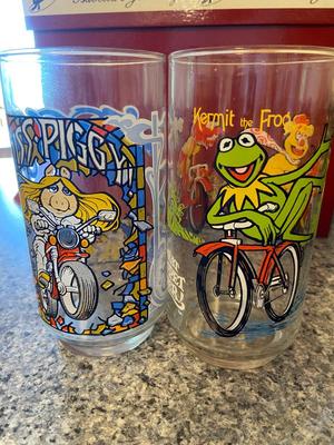 Vintage Collectible THE MUPPETS McDonald’s Glasses | Lot One