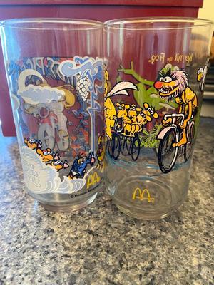 Vintage Collectible THE MUPPETS McDonald’s Glasses | Lot One