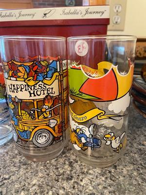 Vintage Collectible THE MUPPETS McDonald’s Glasses | Lot One