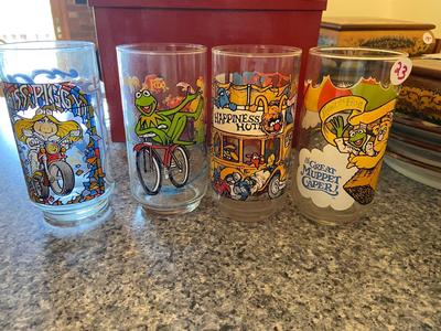 Vintage Collectible THE MUPPETS McDonald’s Glasses | Lot One
