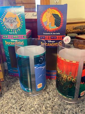 Vintage Collectible DISNEY POCAHONTAS Burger King Cups