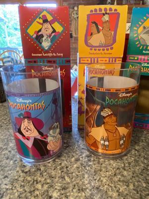 Vintage Collectible DISNEY POCAHONTAS Burger King Cups