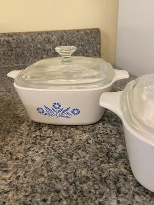 Vintage Blue Cornflower Corning Ware Lot | Casserole Dishes