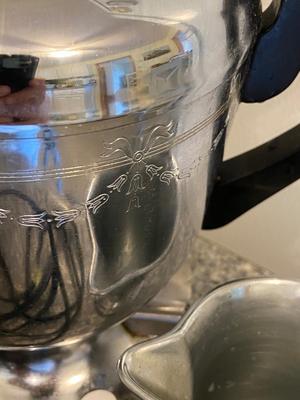 Vintage Faberware Coffee Perculator, Creamer, and Sugar Lot