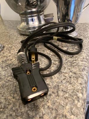 Vintage Faberware Coffee Perculator, Creamer, and Sugar Lot