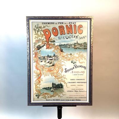 506 Vintage Travel Poster Print Pornic Sur L'Océan By Romieux