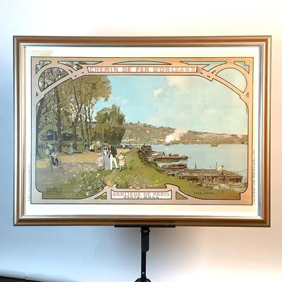 507 Antique Original Travel Poster Chemin de Fer D'Orleans/Banlieue de Paris by Luigi Loir