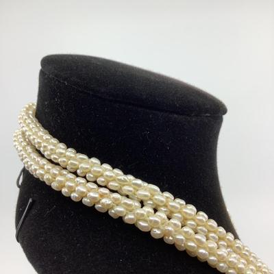 525 Double Strand Fresh Water Seed Pearl Necklace