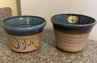 Clement Pottery Stoneware Cups Lot