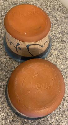 Clement Pottery Stoneware Cups Lot