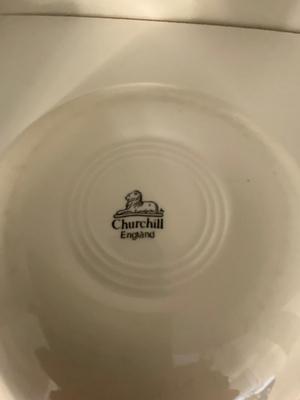 Vintage Mixed Number Service Set of Churchill "Blue Willow” China Lot