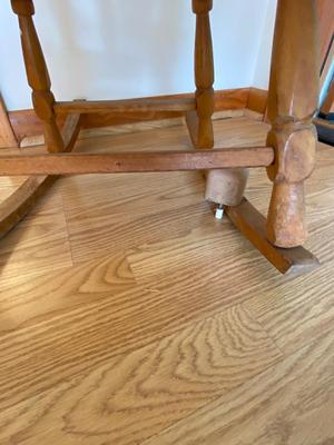 Vintage Child Sized Rocking Chair with Music Box