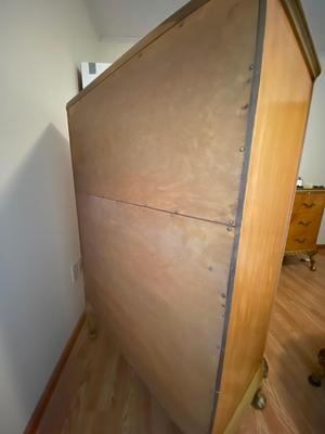 Antique French Louis XV Carved Satinwood Five Drawer Dresser