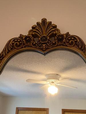 Antique French Louis XV Ornate Mirror (Matching Bedroom Set)