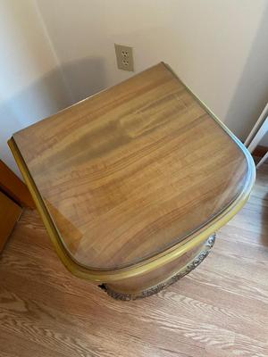 Antique French Louis XV Carved Satinwood Nightstand