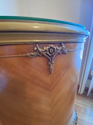 Antique French Louis XV Carved Satinwood Nightstand