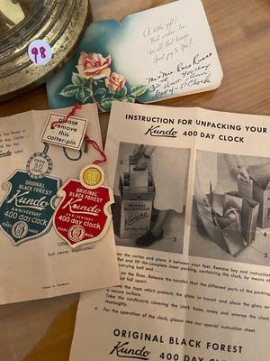 MCM Kundo Anniversary Clock