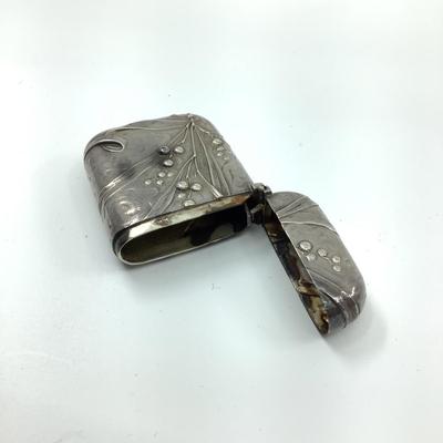 530 Art Nouveau Silver Match Box Holder