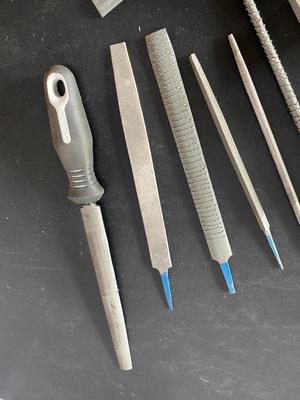 Cumins file set and File cleaning brush