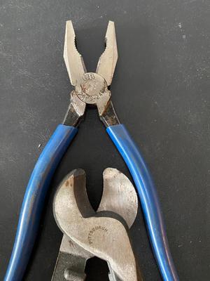 A Grouping of Handy Plier Type Tools, Lineman’s -Dykes-Cutters