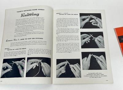 Vintage Learn How Book - Knitting and Vintage Dritz Tracing Paper