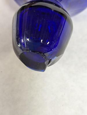 Cobalt Blue Hand Blown Glass Rolling Pin