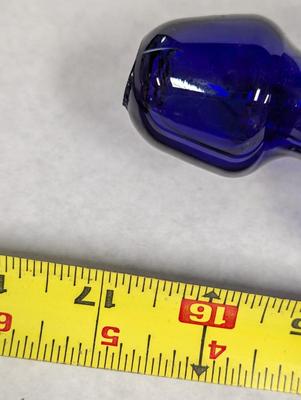 Cobalt Blue Hand Blown Glass Rolling Pin