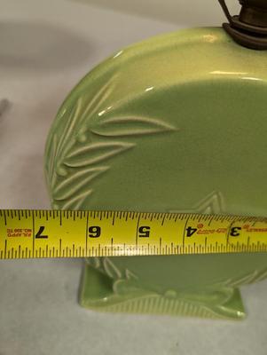 Vintage Green Ceramic Table Lamp
