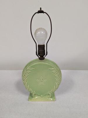 Vintage Green Ceramic Table Lamp