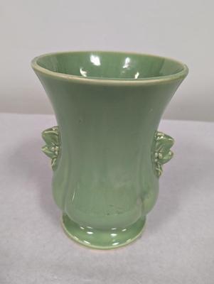 Vintage Green Pottery Vase