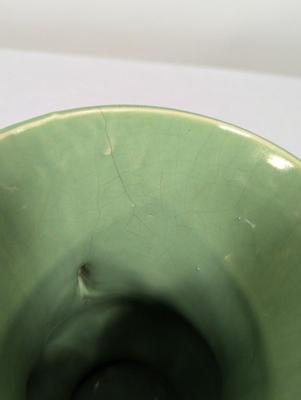 Vintage Green Pottery Vase