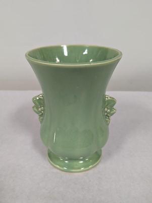Vintage Green Pottery Vase