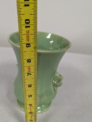 Vintage Green Pottery Vase