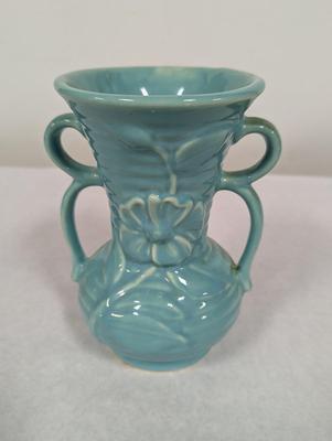 Vintage USA Pottery Double Handled Vase