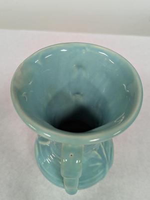 Vintage USA Pottery Double Handled Vase