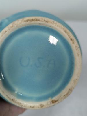Vintage USA Pottery Double Handled Vase