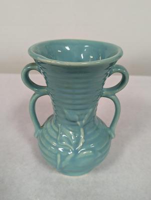 Vintage USA Pottery Double Handled Vase