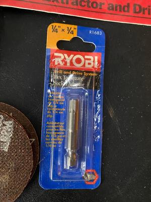Corded Electric Drill and Bits