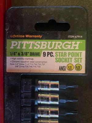Nut Drivers and 1/4” Drive Torx Sockets