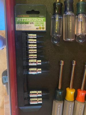 Nut Drivers and 1/4” Drive Torx Sockets