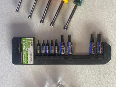 Nut Drivers and 1/4” Drive Torx Sockets